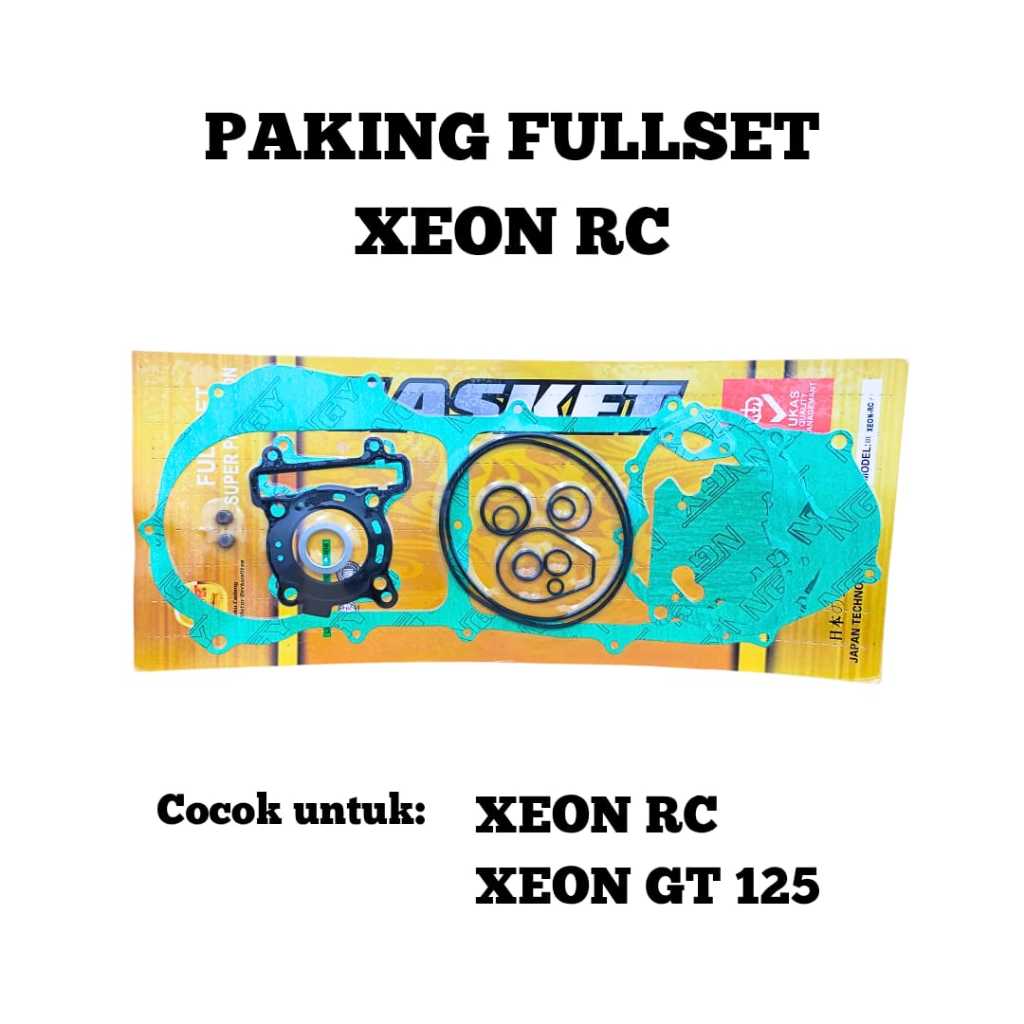 PAKING FULL SET XEON RC / XEON GT 125 NGY GOLD