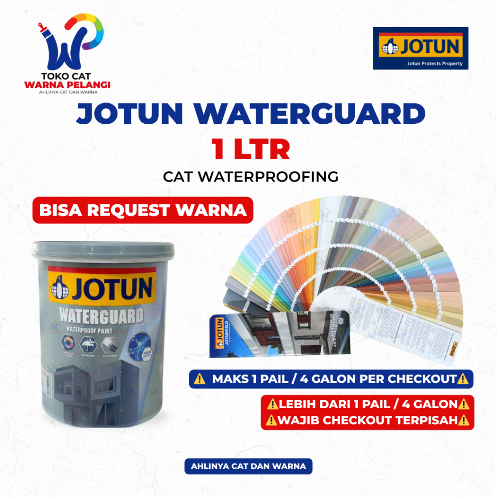 Cat Tembok Waterproof JOTUN WATERGUARD 1 Ltr