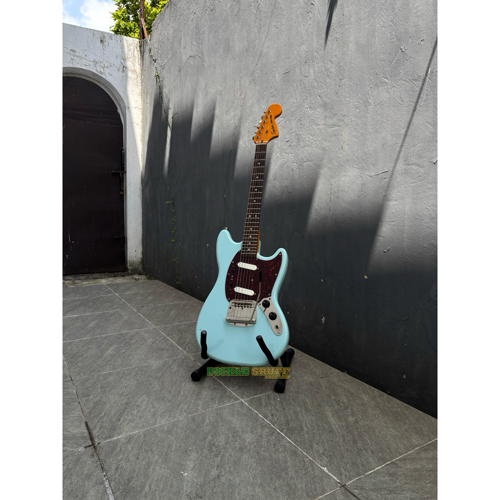 SQUIER CLASSIC VIBE 60'S MUSTANG SONIC BLUE | GITAR SQUIER MUSTANG | GITAR SQUIER BY FENDER MUSTANG