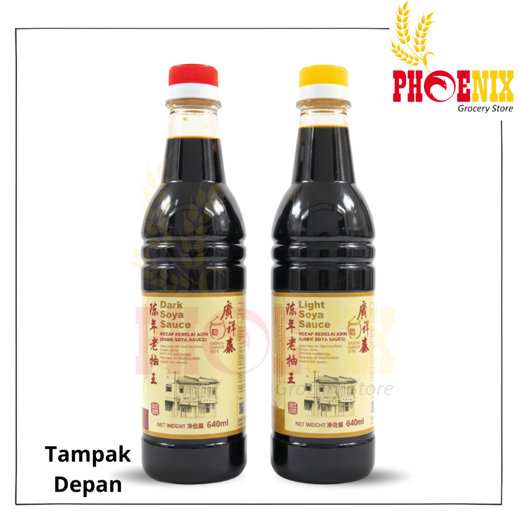 KCT Light Soya / Dark Soya Sauce 640 ml