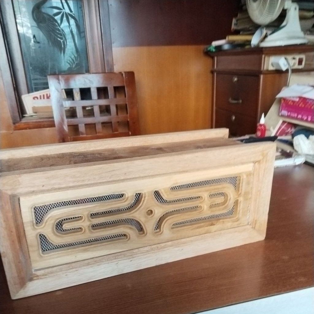 Loster Kayu Jati/mahoni Motif tahan lama