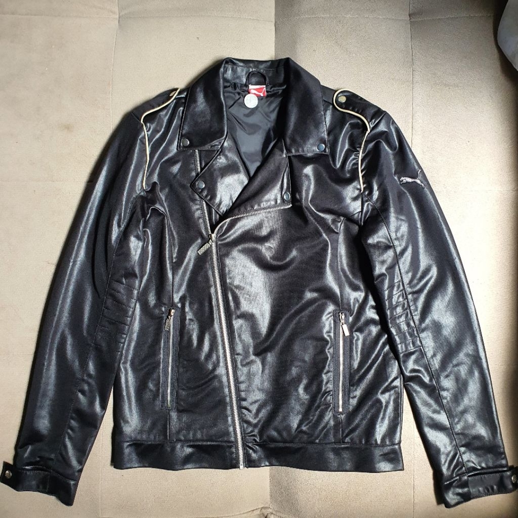 Jacket leather puma ramones