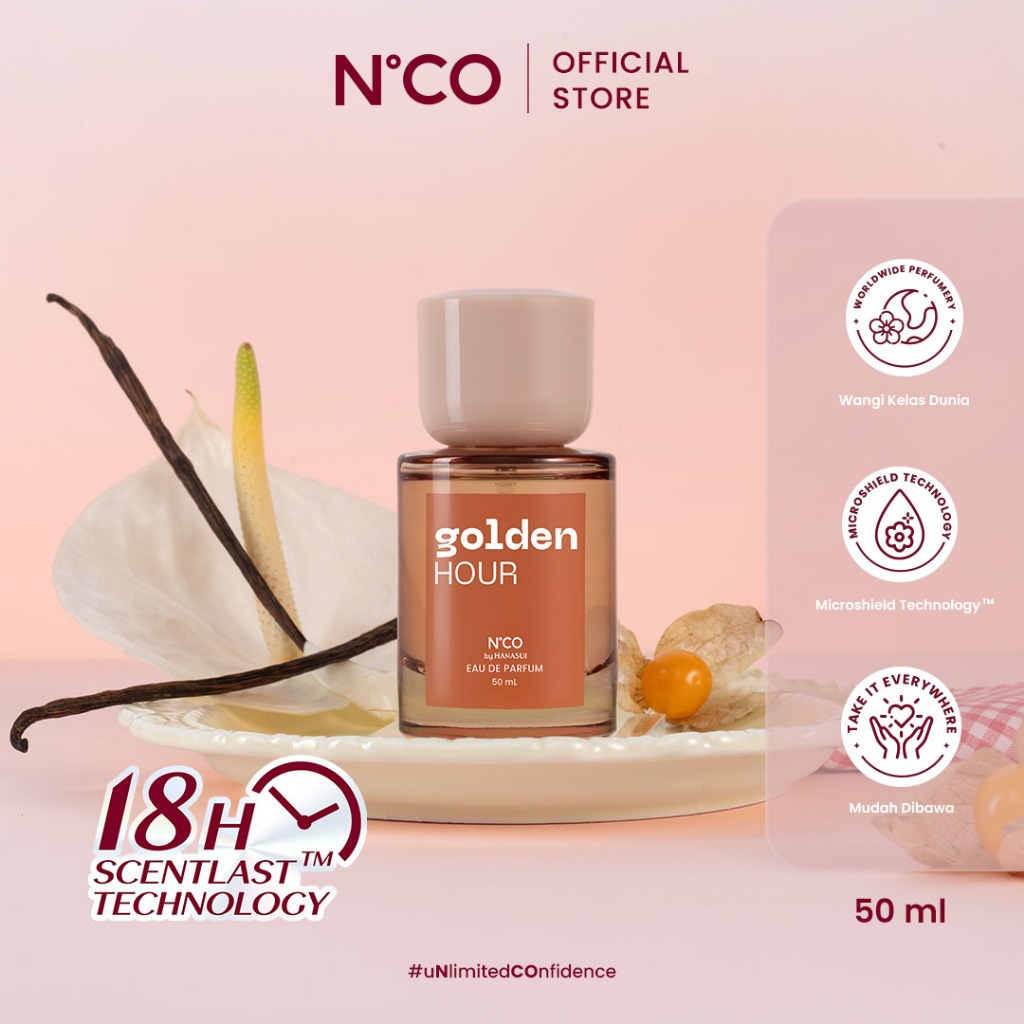 NCO Golden Hour EDP - Eau De Perfume Parfum Wanita Wangi Tahan Lama 50ml
