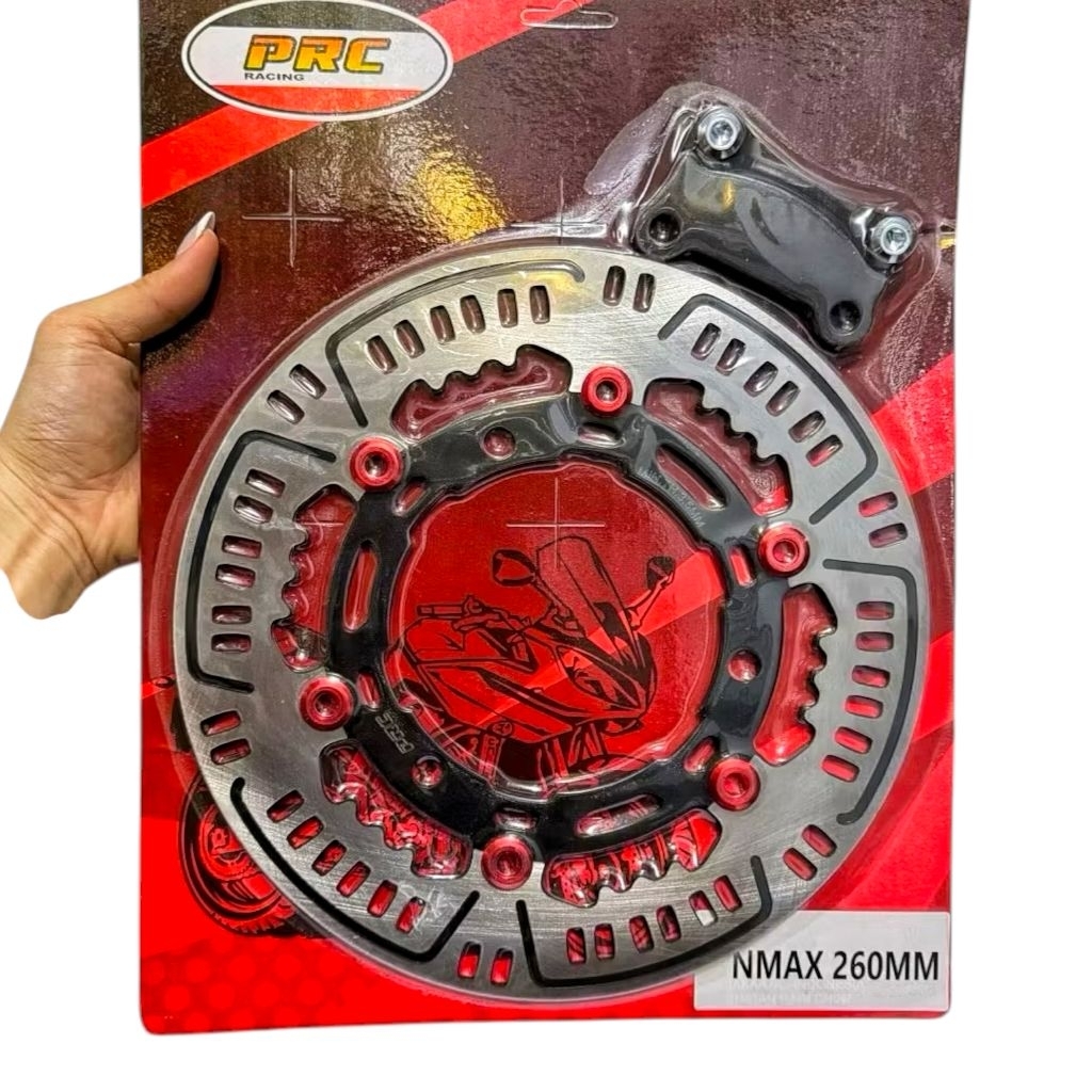 disc cakram depan bulat plus breket 260mm nmax aerox cakram depan bulat motif 260mm nmax aerox