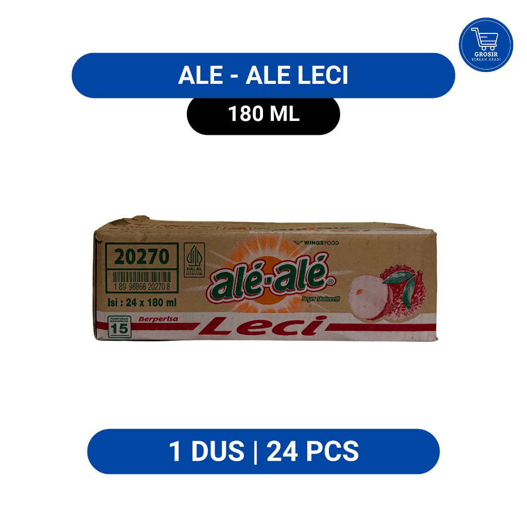 ALE ALE LECI – 1 DUS (24 Cup) | Minuman Jelly Kelapa | Harga Grosir