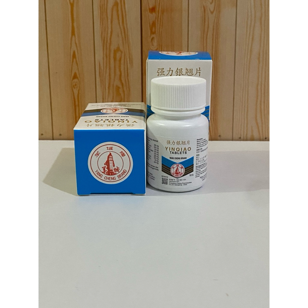 Yin Qiao Tablets / Qiang li yin qiao- Yang Cheng Brand - Obat Demam , Batuk Dan Sakit Tenggorokan