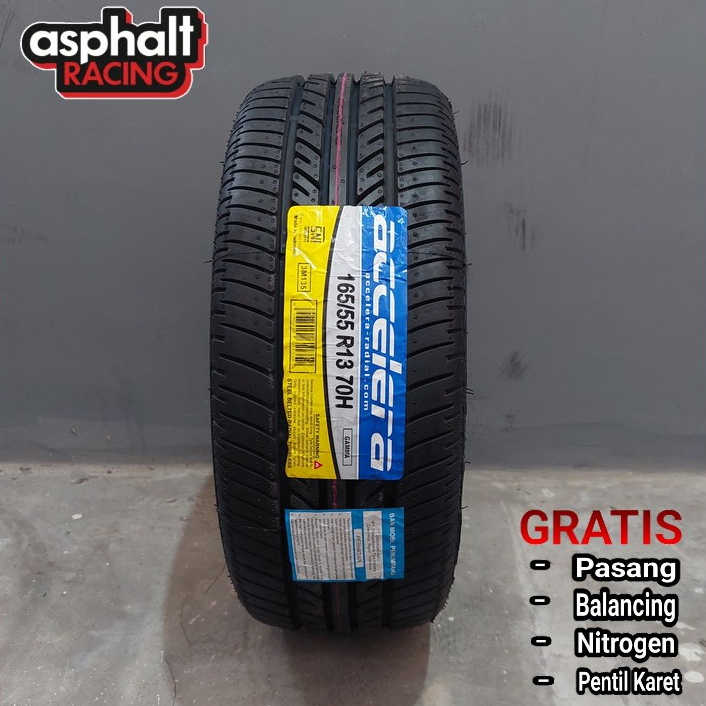 Ban Mobil Tubles Ukuran 165/55 R13 Merek Accelera Gamma II Ban Mobil Murah 165 55 R13