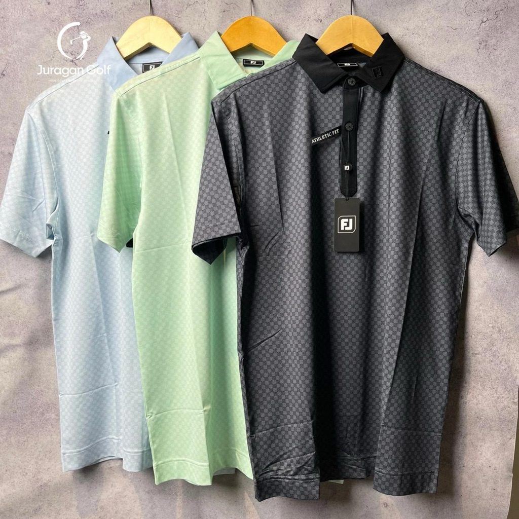 Footjoy Golf Cheacker Jacquard (Polo Shirt)