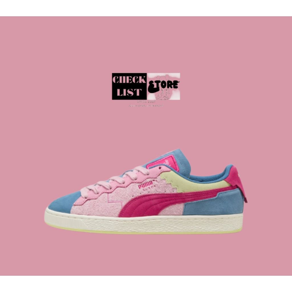 SEPATU PUMA SUEDE X SQUID GAME SNEAKERS ORIGINAL 100% (UNISEX) 399428-01 BLUE HORIZON