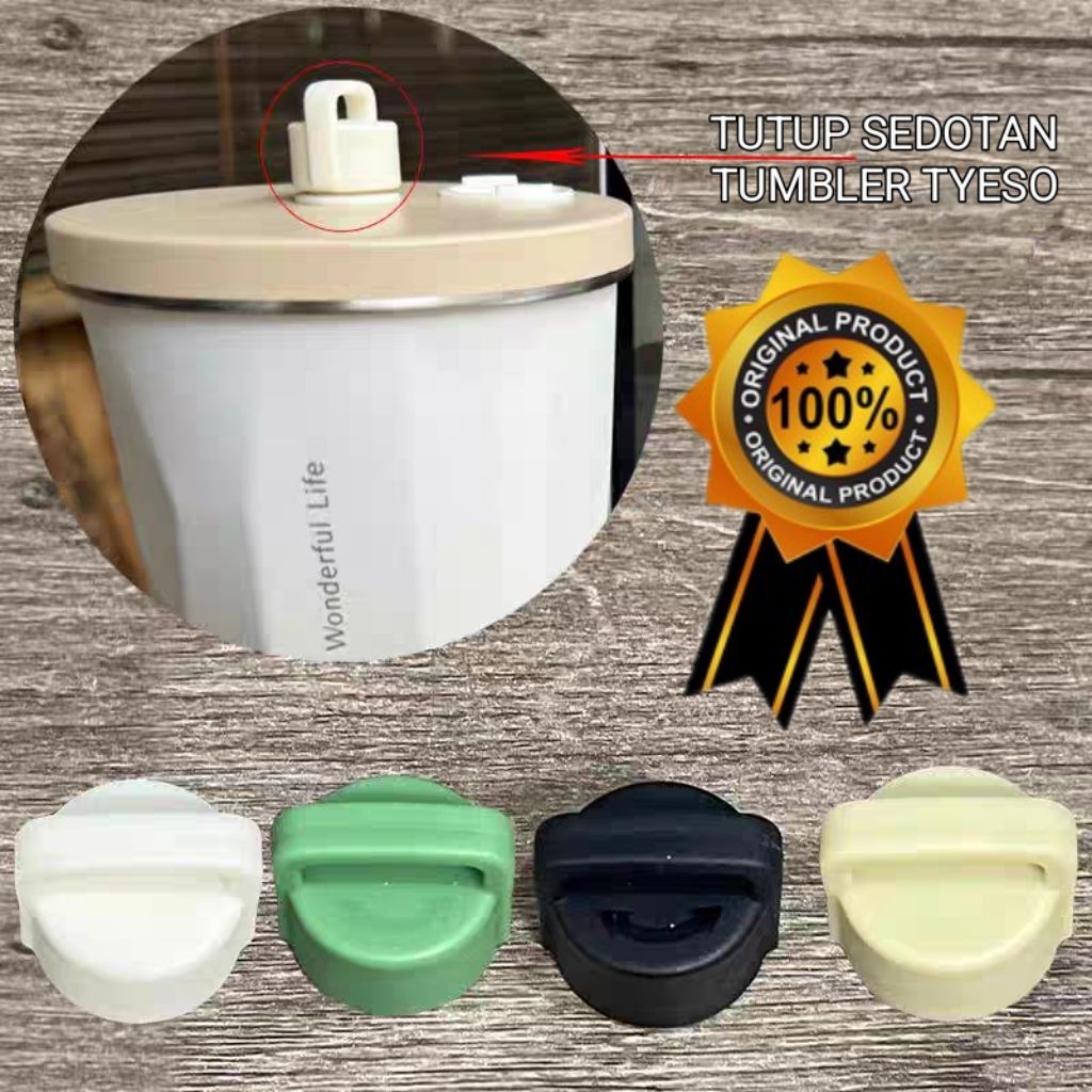Tutup Sedotan Cangkir Tumbler merk TYESO Original Penutup Sedotan Tumbler TYESO 600 ml / Aksesoris T