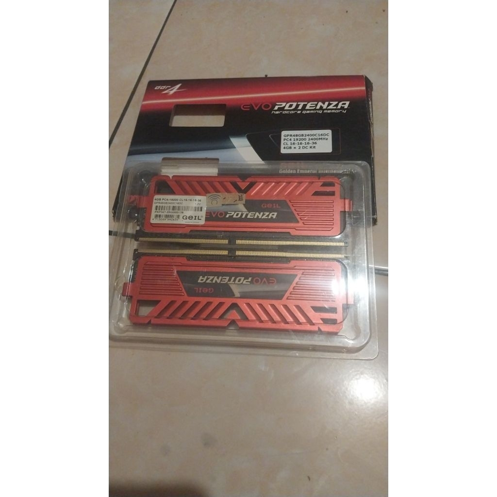 RAM EVO POTENZA 8GB (4x2)