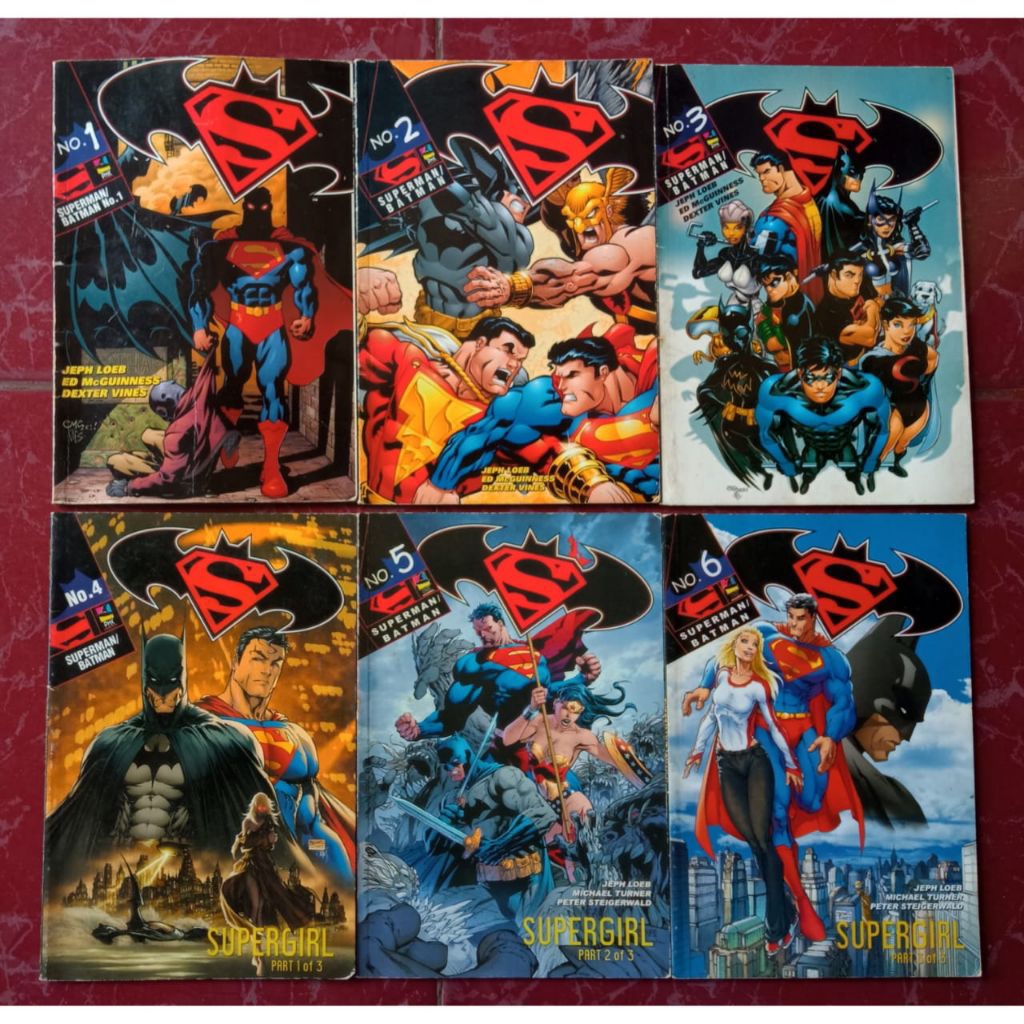 Paket komik Superman/Batman 1-6 (PMK komik)