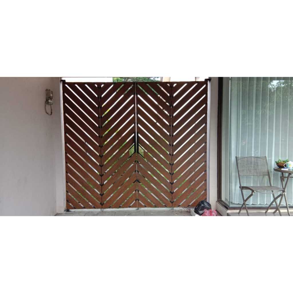 Pagar Rumah Woodplank