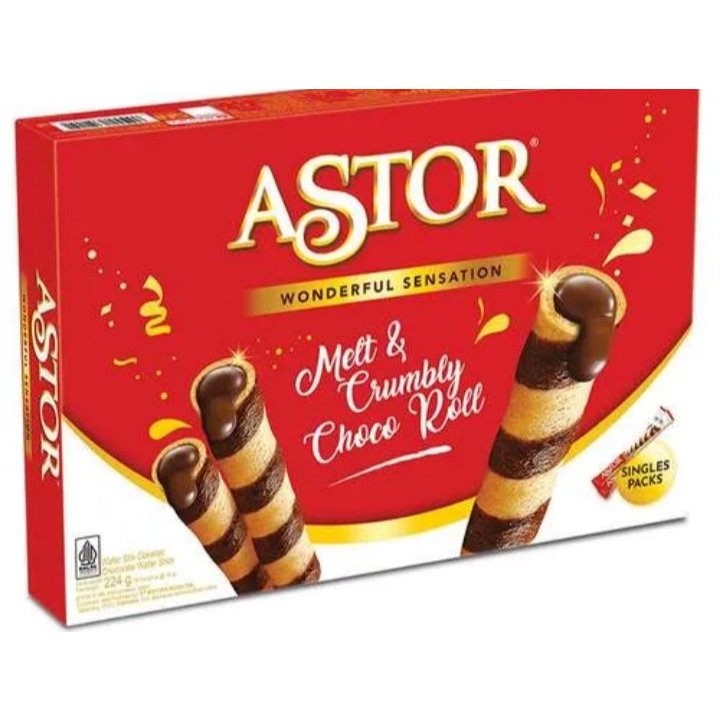 Astor Wafer Stick Single – Wafer Stick Renyah & Cokelat