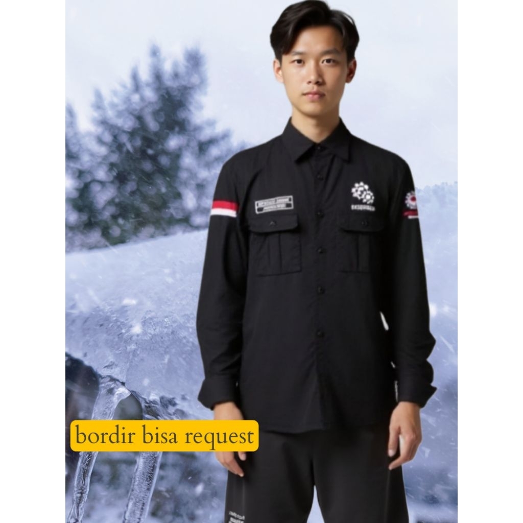 KEMEJA PDH  CUSTOM BORDIR KOMPUTER SATUAN