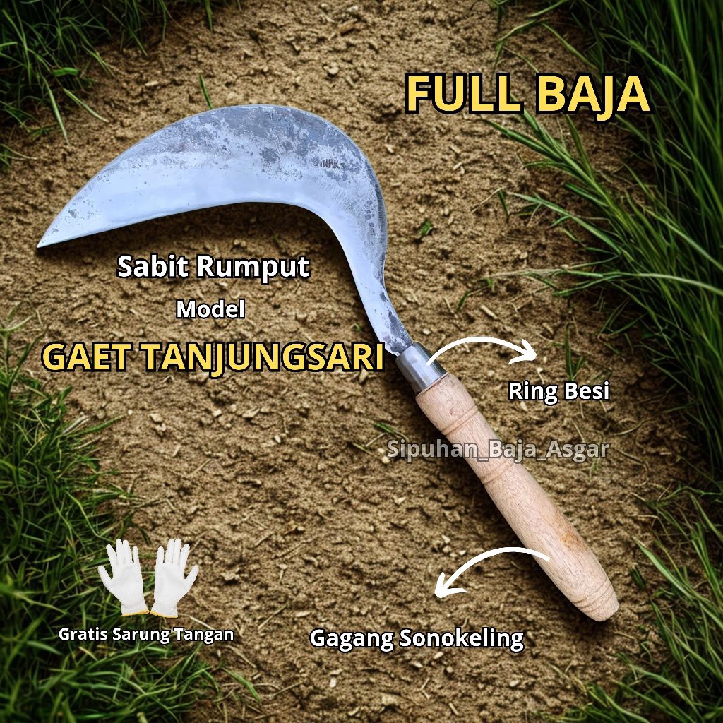 Sabit Arit Rumput Full Baja Model GAET Tanjungsari Terbaru