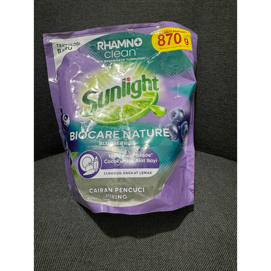 Sabun Cuci Piring Sunlight Rhamno Clean - Biocare Nature