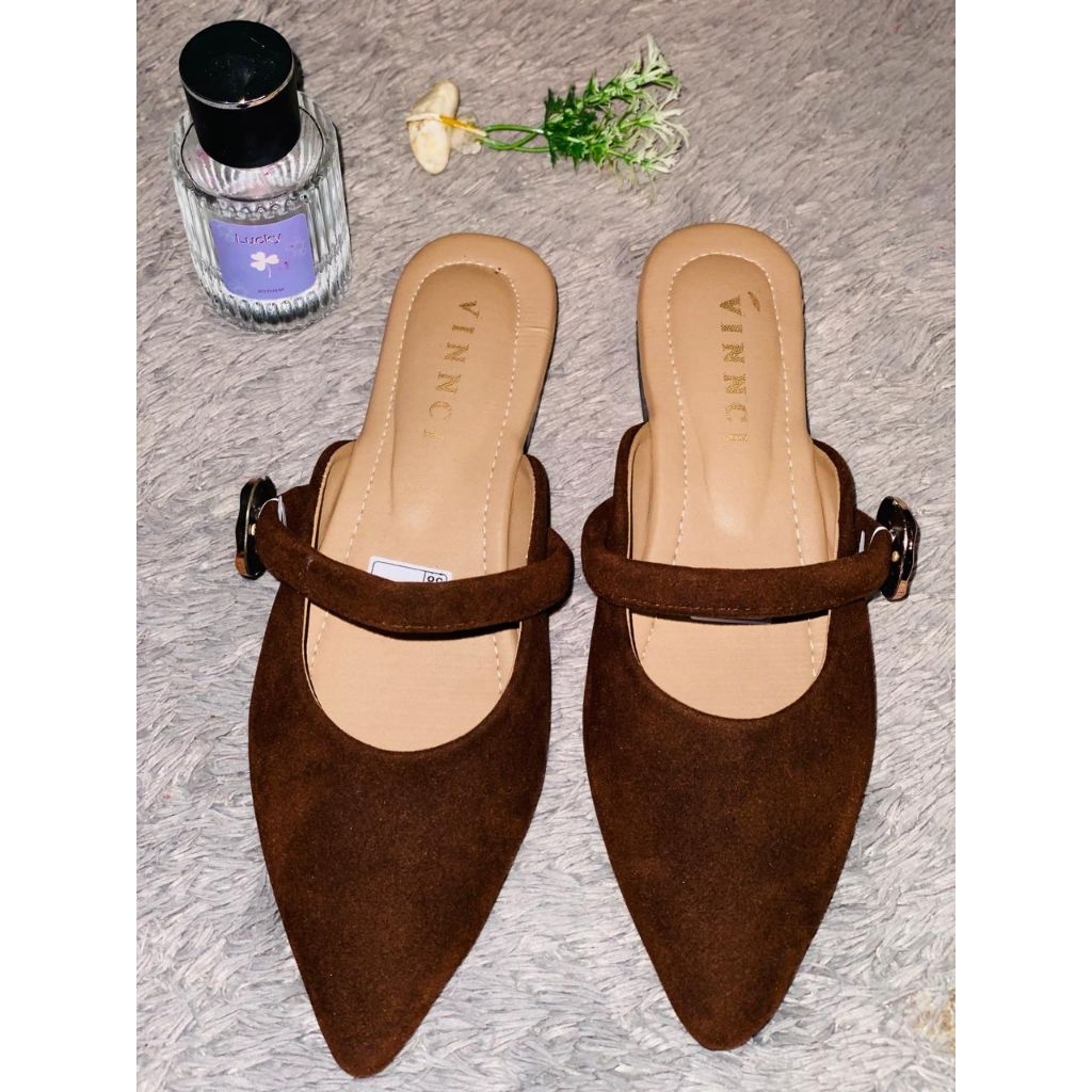 SANDAL VINCCI FLATSHOES Wanita Teplek Jelly Tali Korean Style Wanita Hak Heels