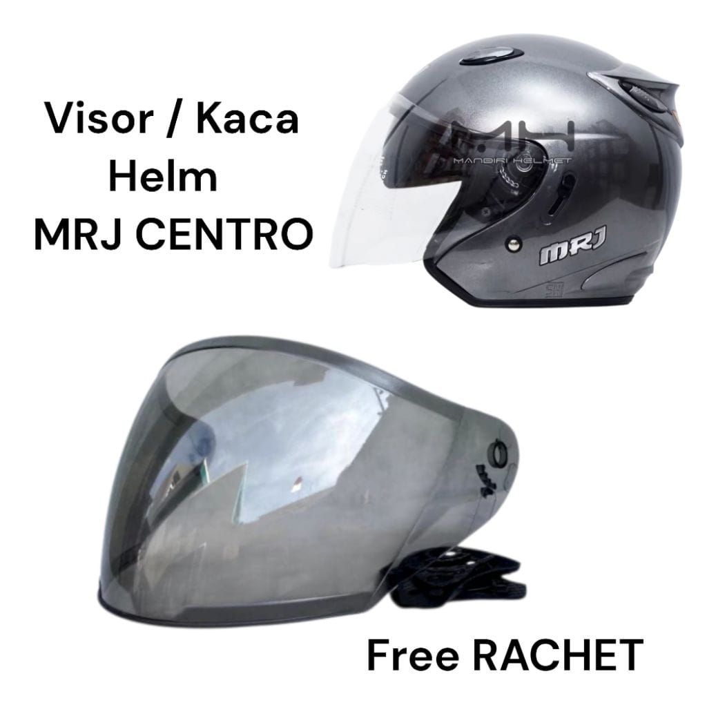 Kaca Helm MRJ Centro ( Kaca Helm Saja) Visor Helm MRJ Free Rachet Free Ongkir