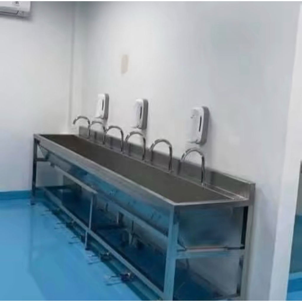 Wastafel Cuci Tangan Kran Injak