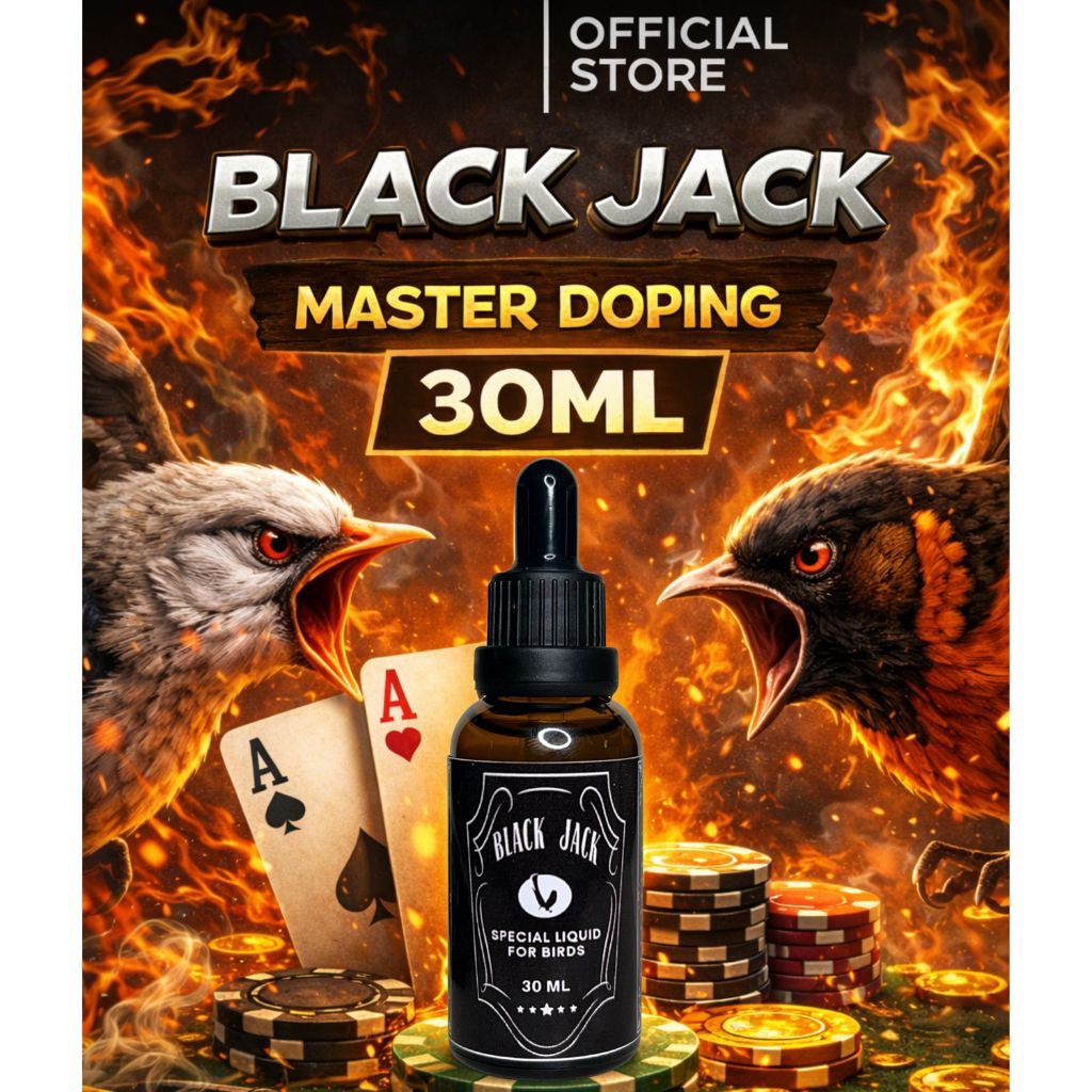 Doping Burung - Black Jack Vitamin Burung Original Doping Penggacor Burung Doping Semua Jenis Burung