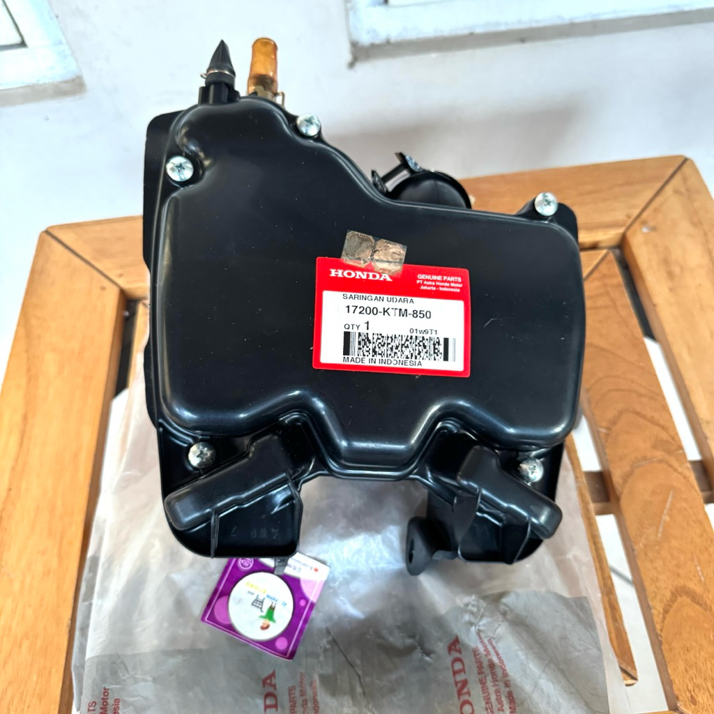 Saringan Box Filter Assy Fullset Supra X 125 Lama Batman Karisma Kirana Original AHM 17200-KTM-850