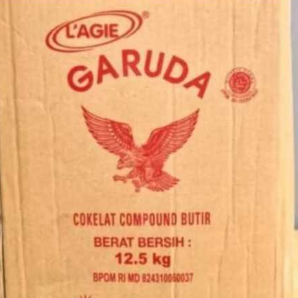 1 karton meses coklat garuda 12,5kg