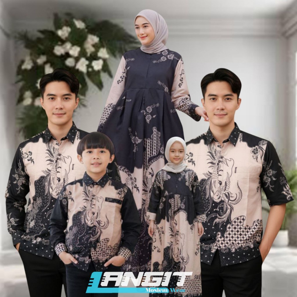 Batik Couple Keluarga Terbaru Baju Batik Couple Keluarga Kekinian Baju Batik Keluarga Lebaran Motif 