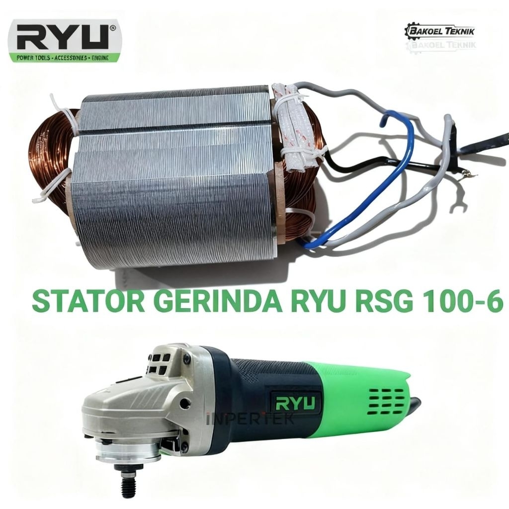 RYU STATOR Stator Mesin Gerinda RYU RSG 100-6
