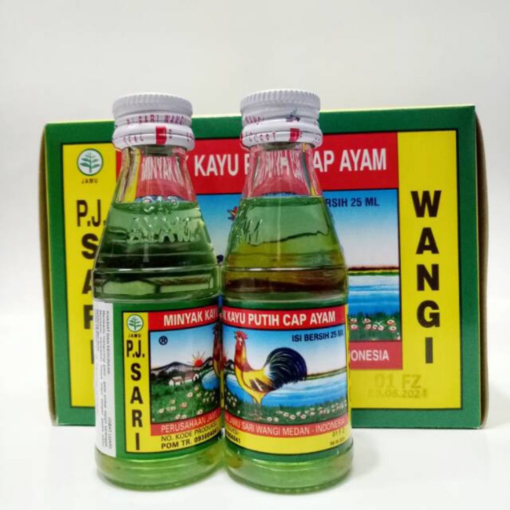 Minyak kayu putih cap Ayam 25ml - MKP Ayam 25ml Obati Masuk Angin, Mual, Kembung, menghangatkan bada
