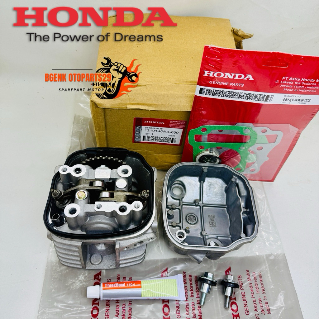 BLOK FULL ISIAN KOMPLIT KWB HONDA REVO ABSOLUTE BLADE110 KARBU REVO FIT KARBU ORI HGP