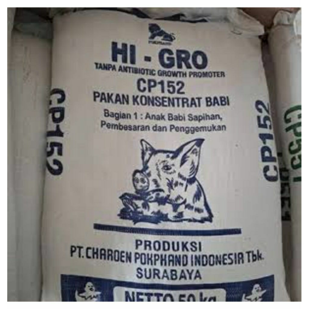 Hi gro 152 konsentrat babi pembesaran dan penggemukan hewan