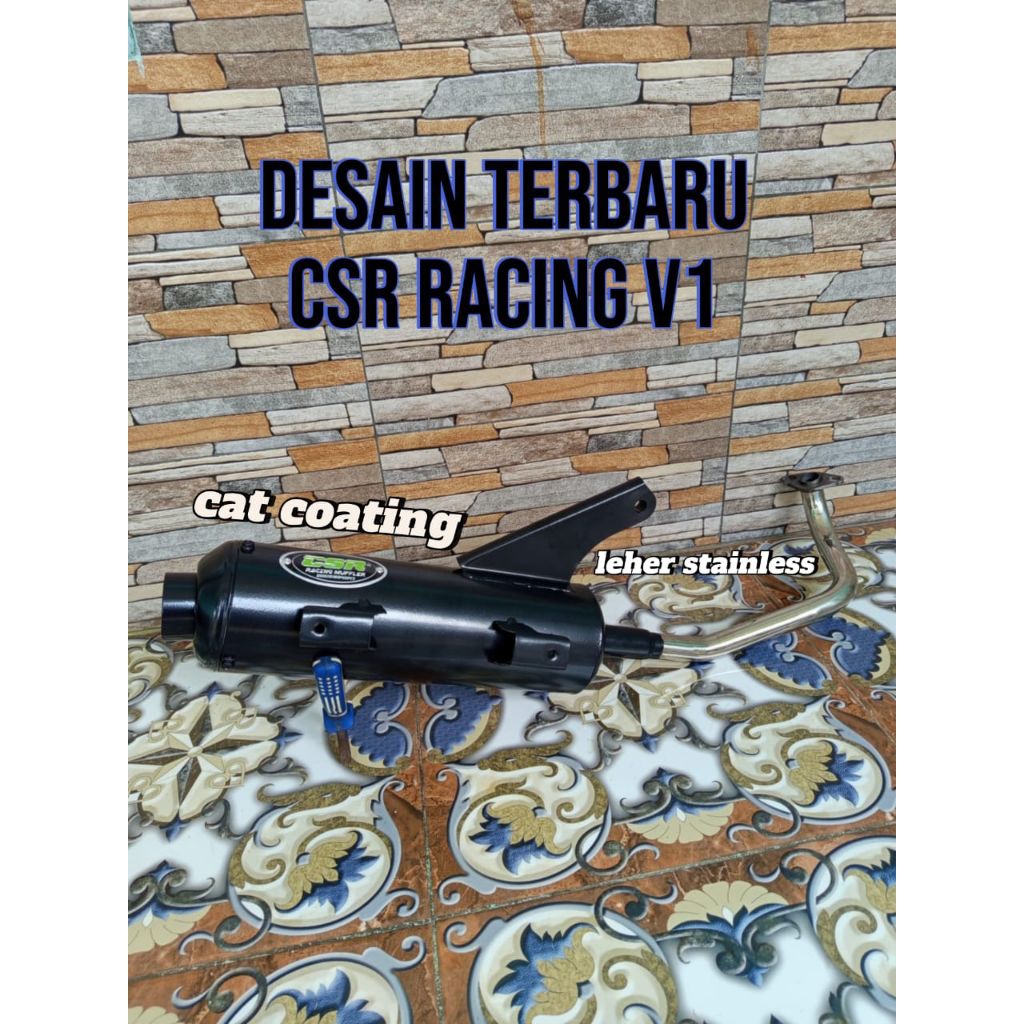 KNALPOT RACING CSR BEAT SCOOPY GENIO OLD NEW