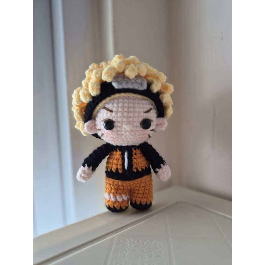 Boneka Rajut Amigurumi Anime Naruto | Naruto Uzumaki