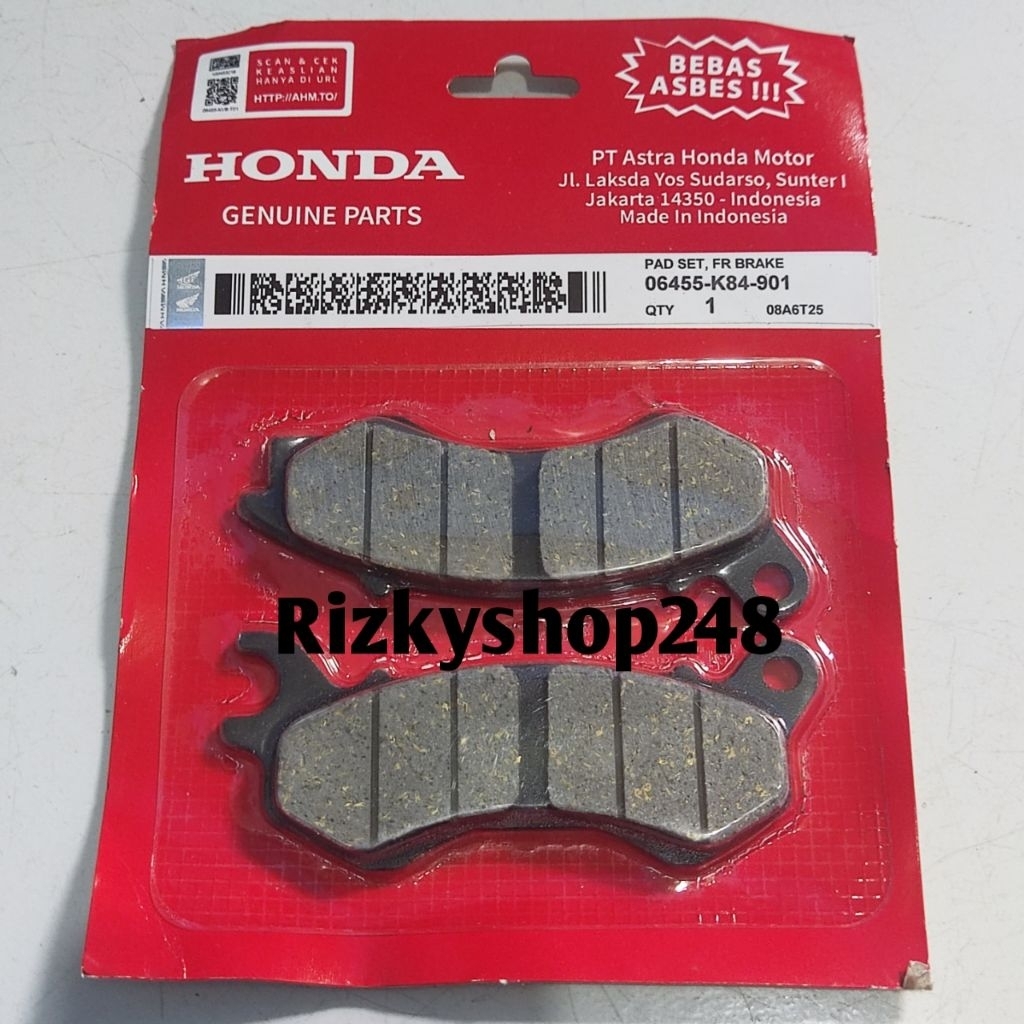 Dispad kampas rem cakram depan pcx 125 CBU pcx 150 CBU dispad pcx old CBU THAILAND
