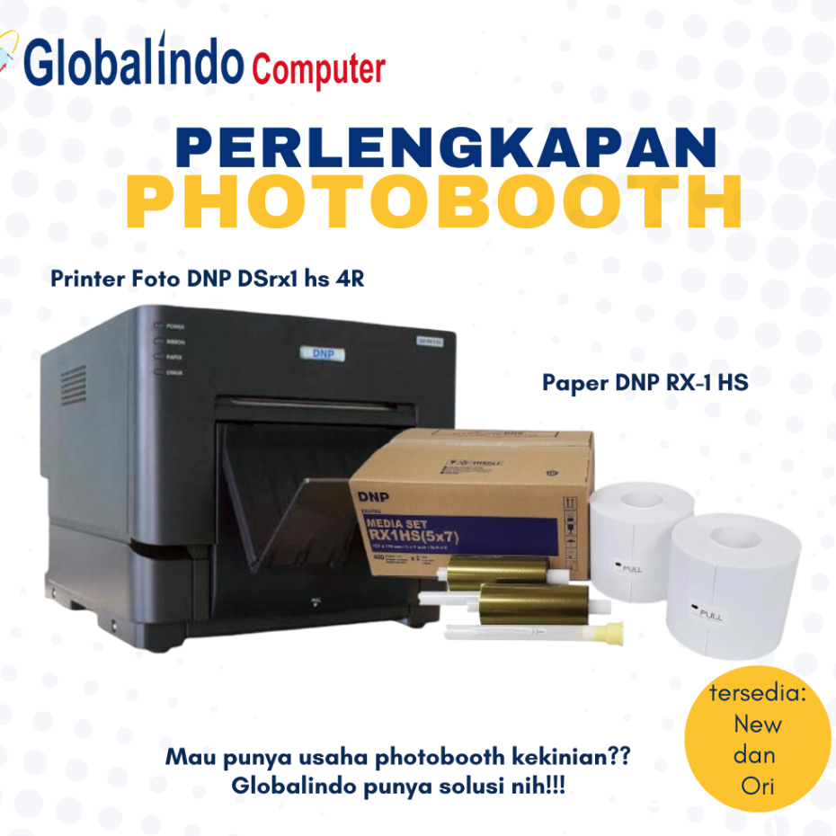 PRINTER PHOTOBOOTH DNP DS RX1HS FREE 2 ROLL PAPER