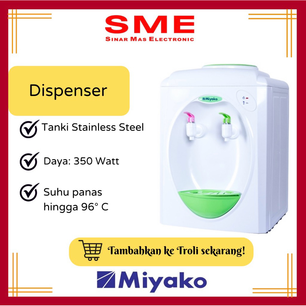 Dispenser MIYAKO PANAS & DINGIN WD-289