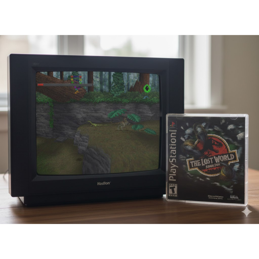 [ Game PS1 Psone Playstation ] The Lost World: Jurassic Park