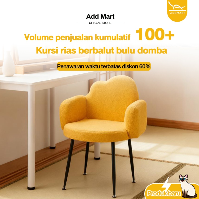 Kursi Rias Aesthetic Kursi Makan Belakang Kamar Tidur Gadis Rias Kursi Angin Minimalis