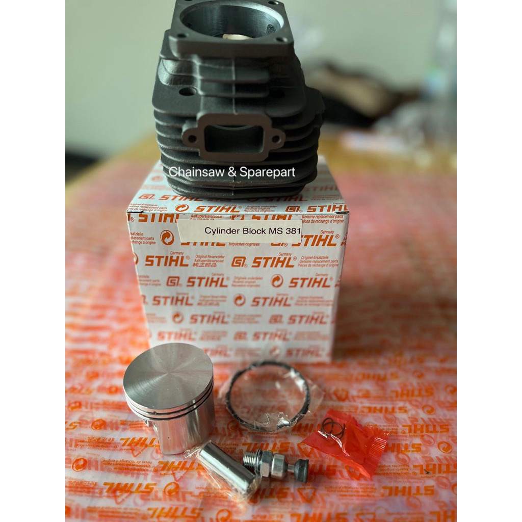 Cylinder Block Assy ASLI MS 381/ 038 Furing 381 KOMPLIT/ FULLSET