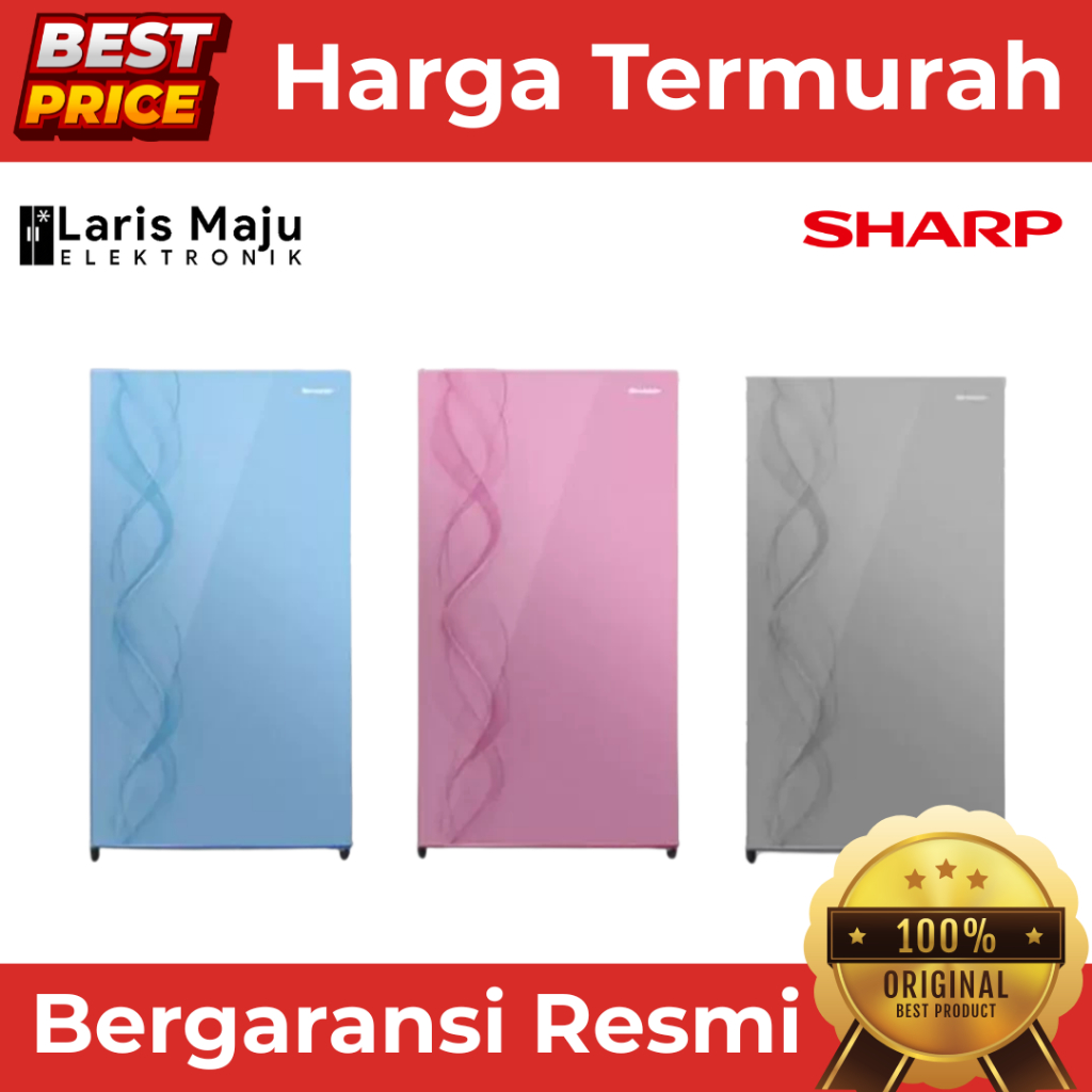 Kulkas SHARP SJ-N 162D-AP/AB/AS 1 Pintu 133 Liter Hemat Energi Original Termurah
