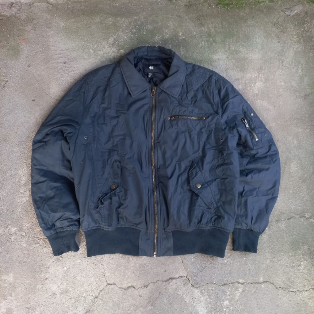 H&M Work Jacket Bomber Outer Tebal Boxy