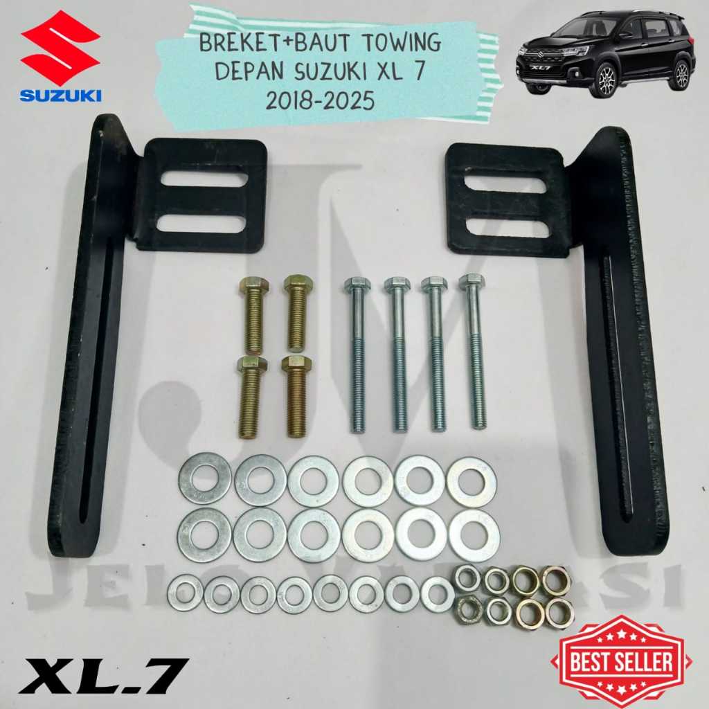 Breket + Baut Towing Depan Mobil Suzuki XL 7 2018-2025