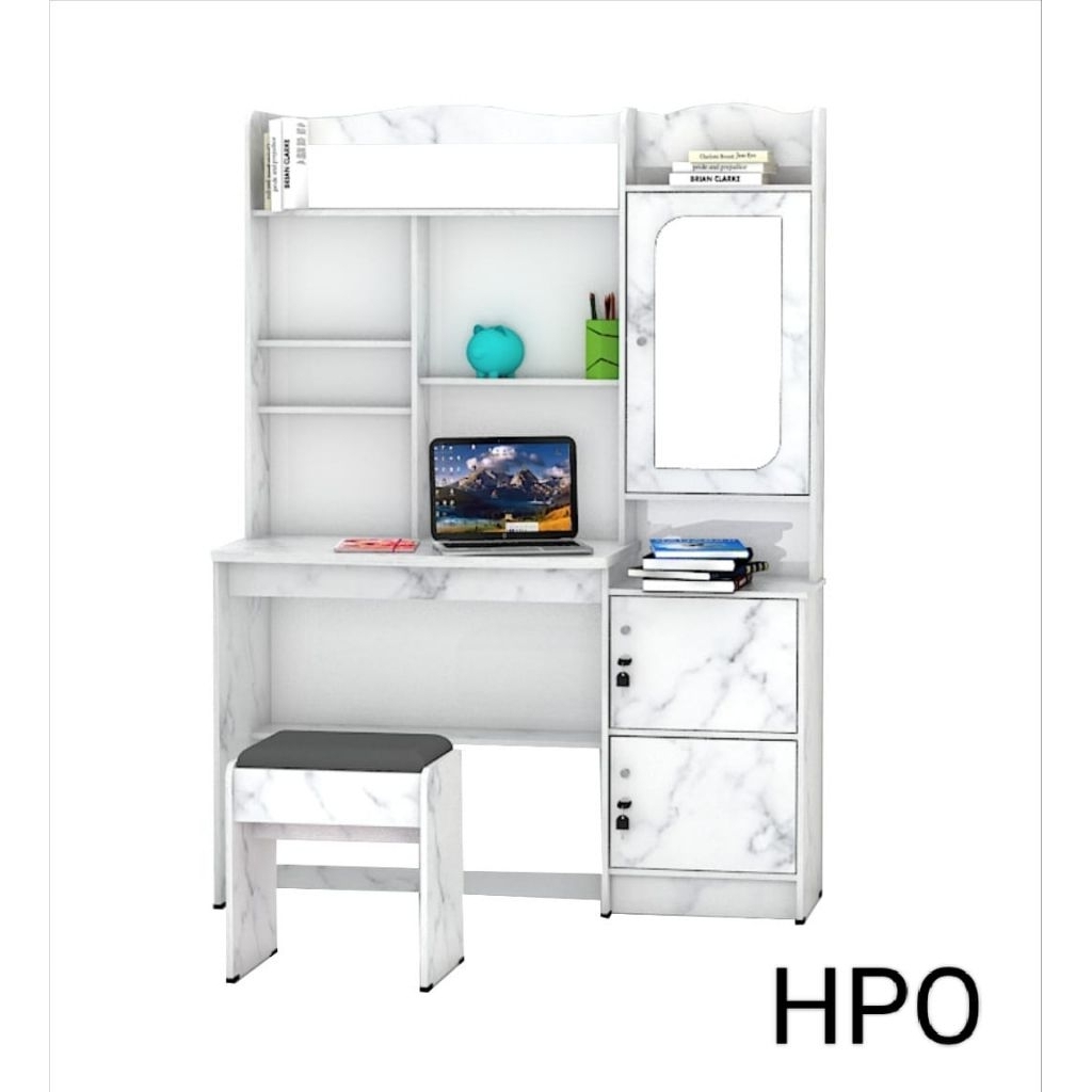 Meja Belajar Anak / Meja Belajar Anak + Cermin / Meja Tulis Meja Rias / Meja Kerja MB 160 MR