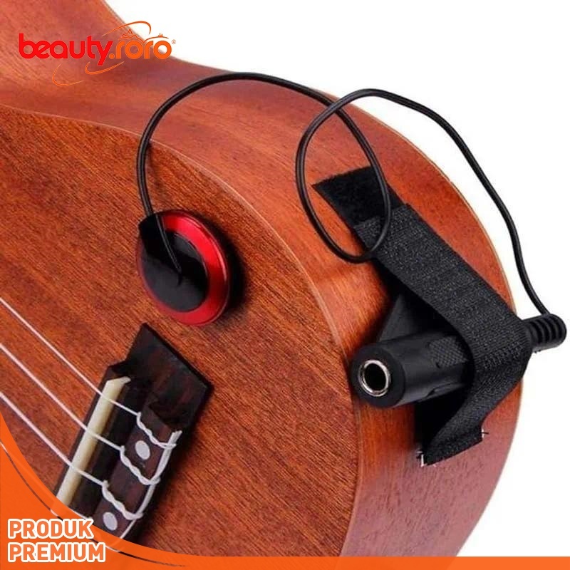 Mikrofon Pickup Piezo Kontak untuk Gitar, Biola, Banjo, Mandolin, Ukulele - Pickup Gitar Profesional