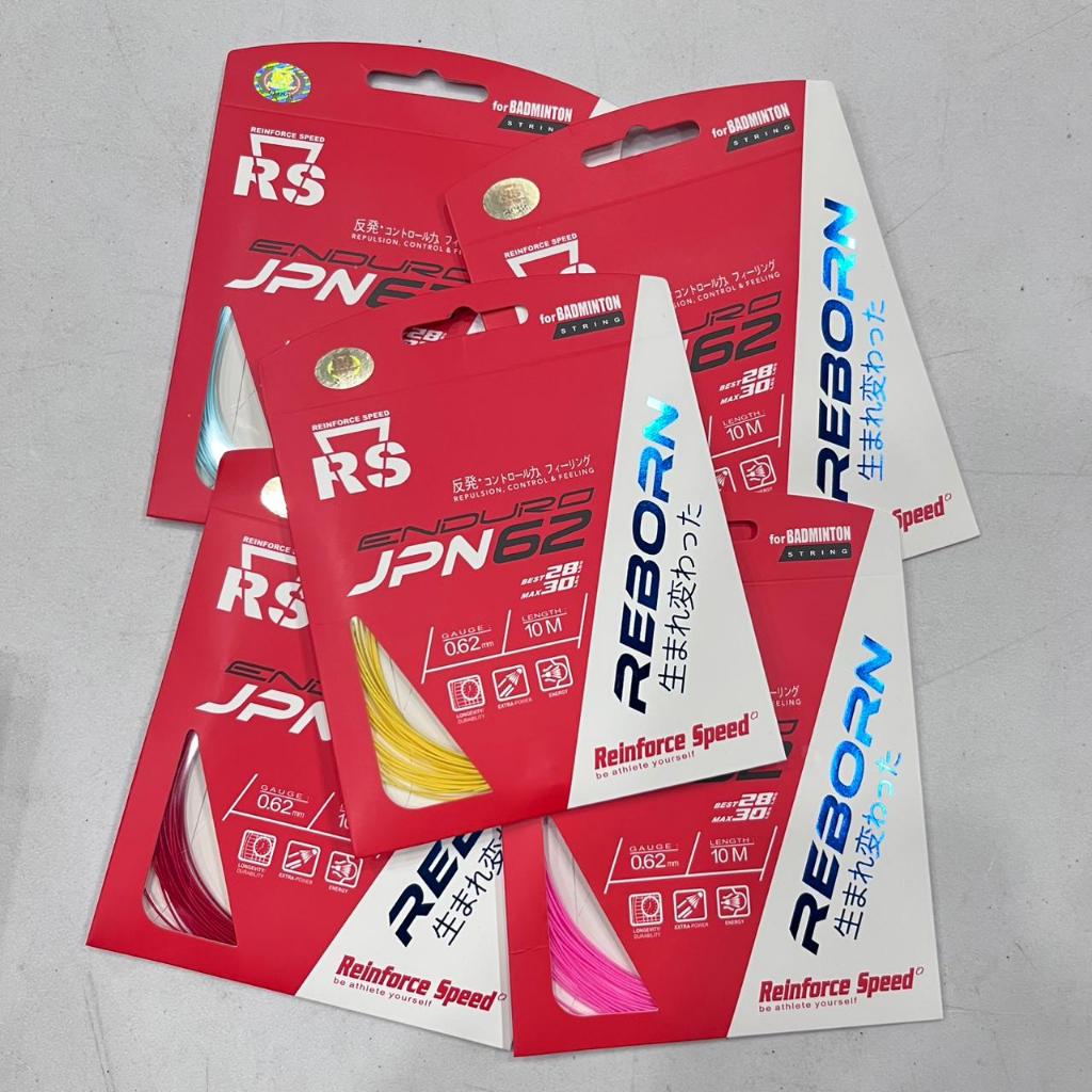 Senar Bulutangkis RS Enduro 62 JPN Reborn