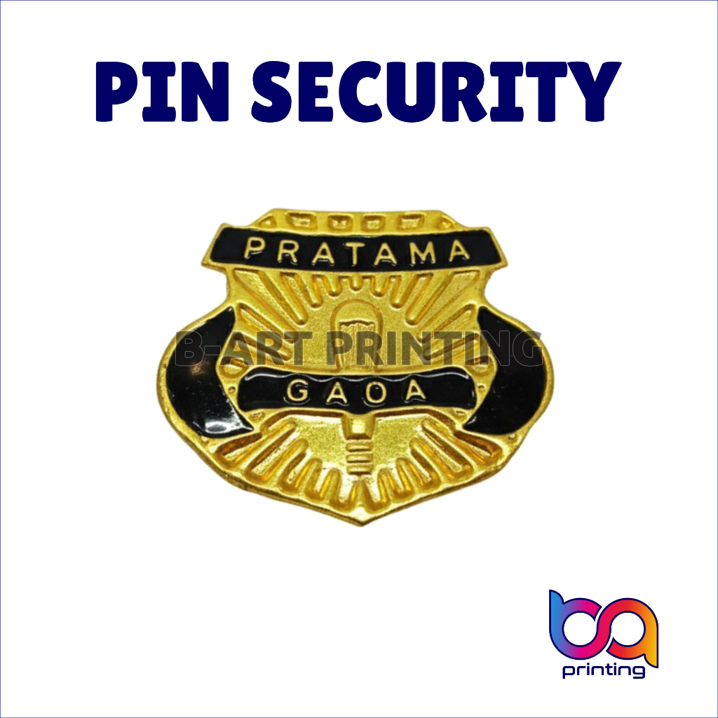 Pin Security Lencana Security Pin Satpam Pin Gada Pratama security Satpam Bros Satpam