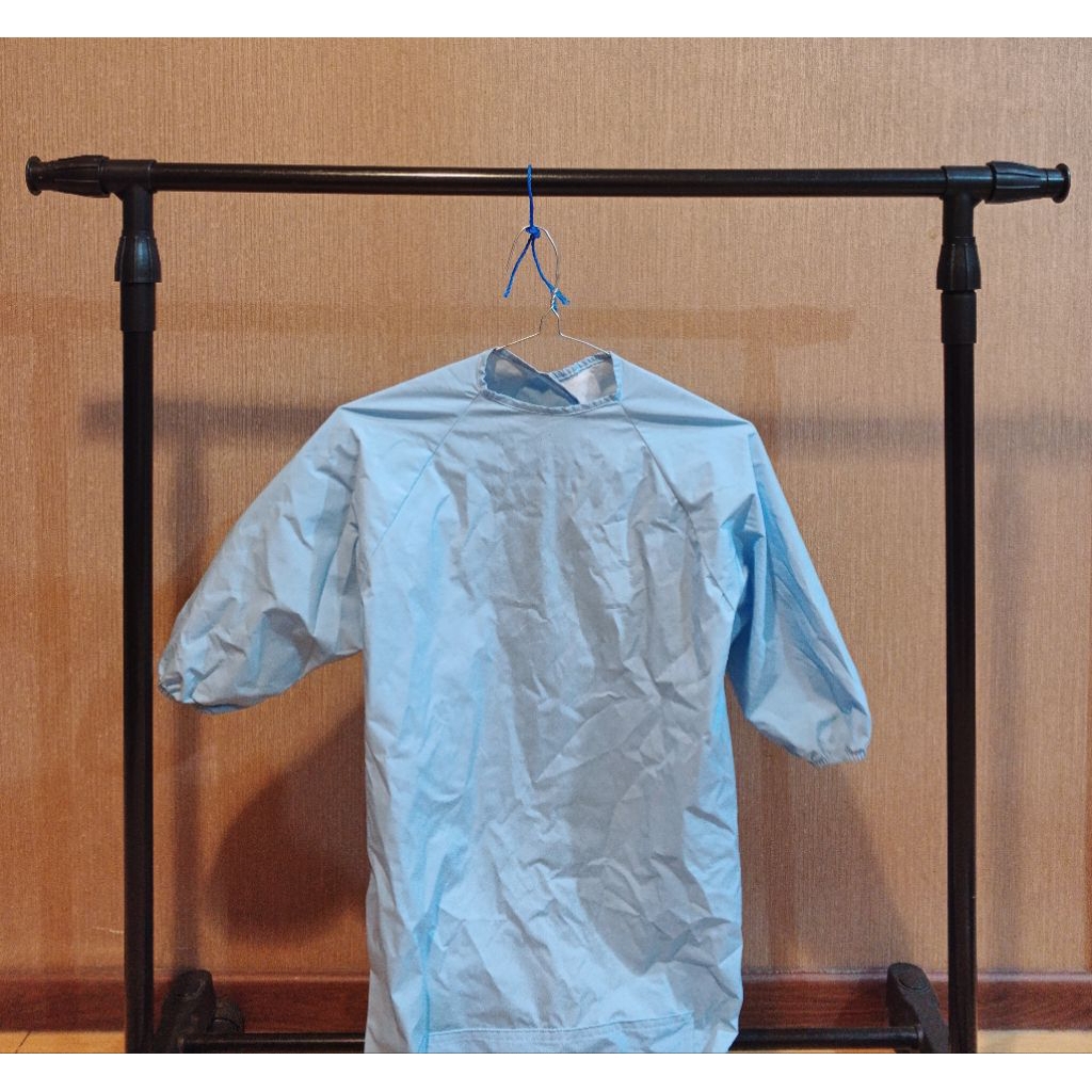 Coverall Bib/Celemek Bayi Biru