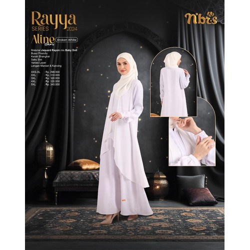 SALE Nibras terbaru new original orisinil Gamis dewasa perempuan wanita syari ibu polos motif nbrs p