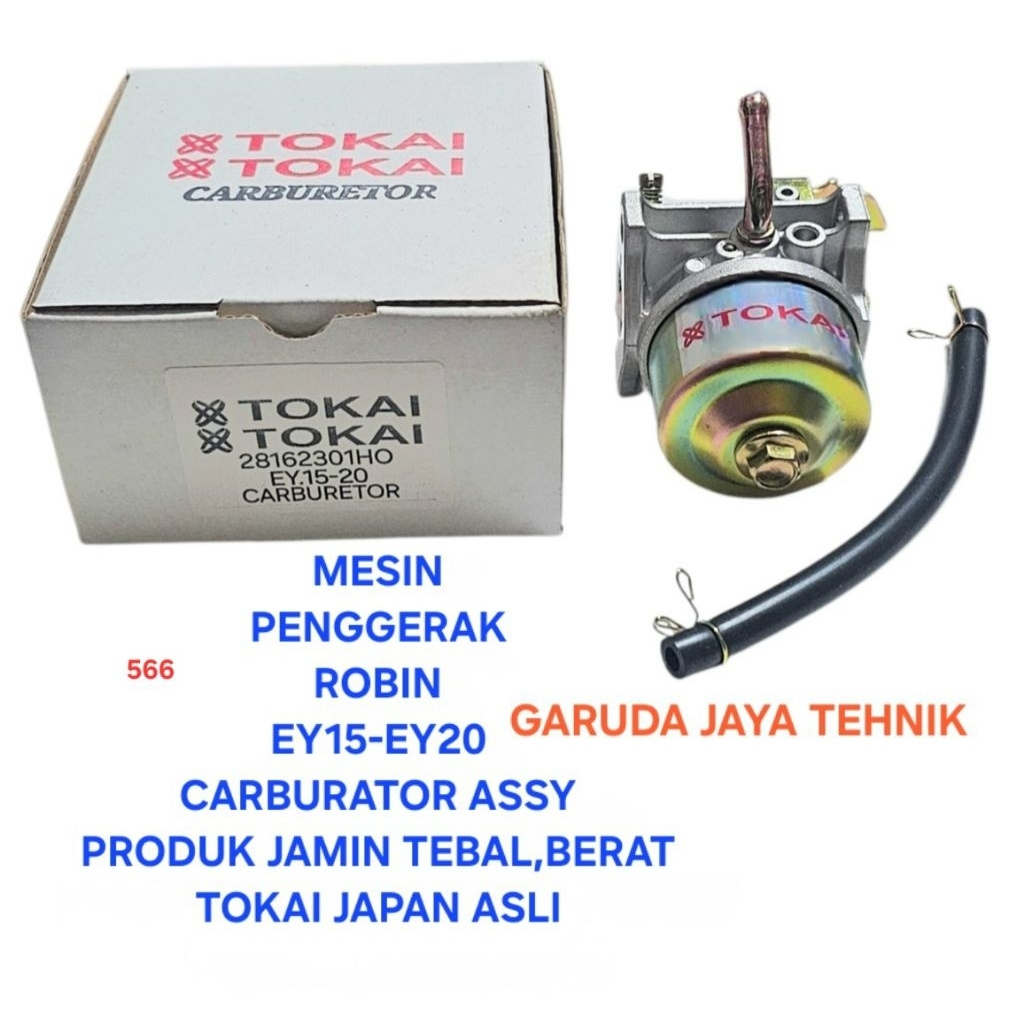 Carburator robin EY15 EY 15 EY20 EY 20 mesin penggerak robin ey15 ey20 Tokai asli (566)